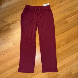 Men’s Burgundy Lounge Pants